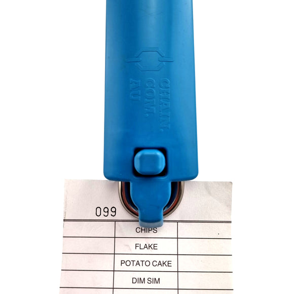 Deep Fryer Basket - Round - Plastic Handle with Docket Clip. Designed in Australia. Exclusive product to chain.com.au