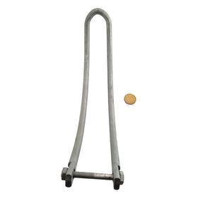 Double Gate Bow, Galvanised. Product code: CAC22. Australian Made. Brand: Downee. Shop Rural Hardware, Catches and Latches online chain.com.au. Australia wide shipping.