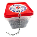 Australian made Double Jack Chain, Size: 2mm in Galvanised Steel x 30m bucket. Melbourne, Australia.