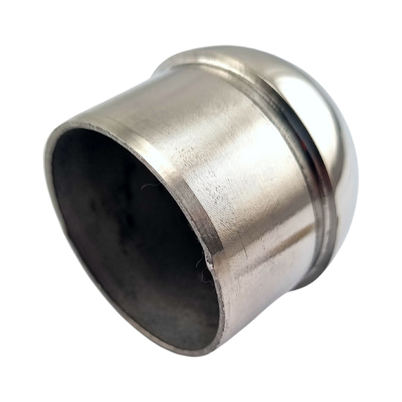 End Cap Domed Stainless Steel Rail Fitting for 50.8mm (2-inch) pipe. Australia wide shipping. Shop: chain.com.au