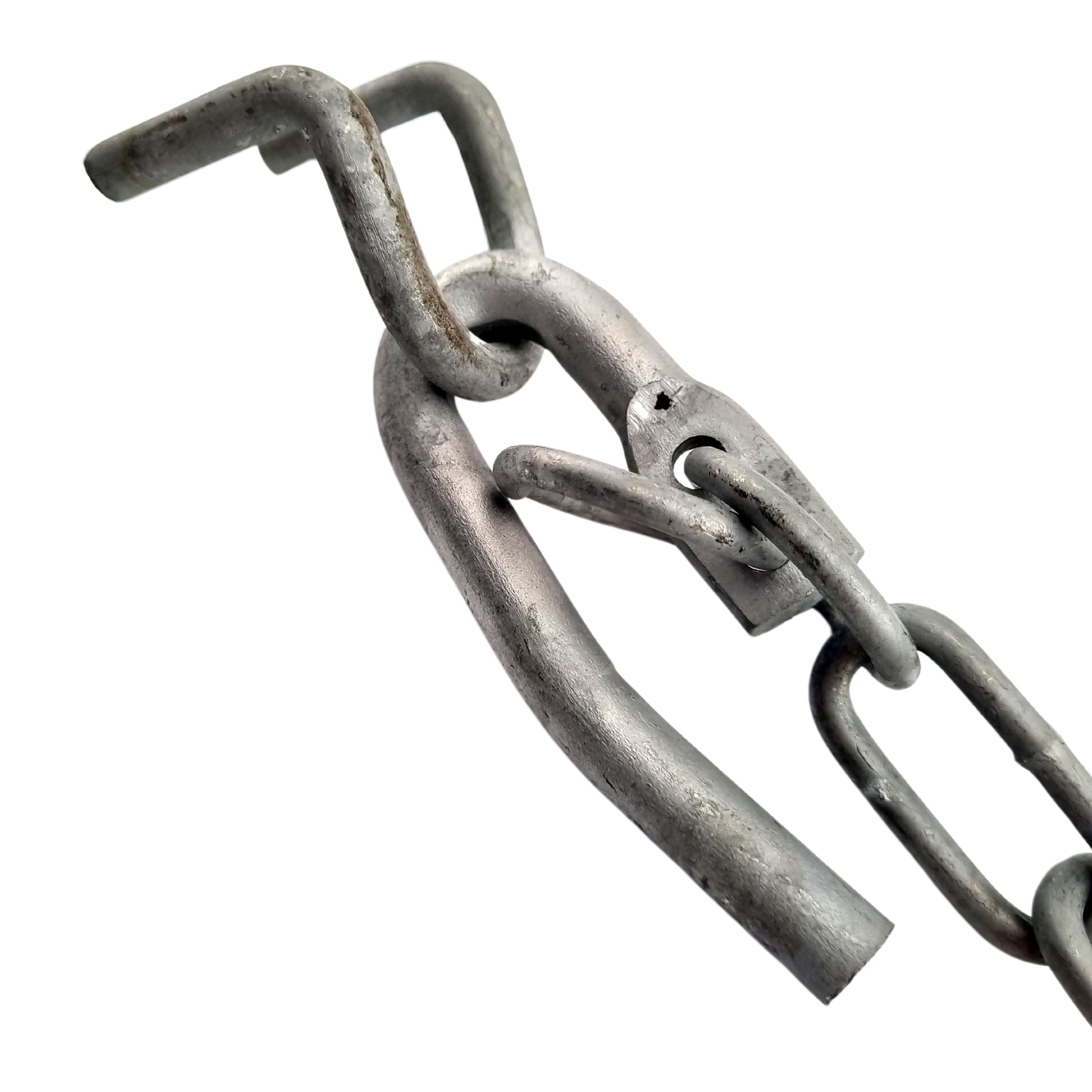 Field Gate Fastener with 350mm Chain, Galvanised. Australian Made. Brand: Downee. Rural Hardware, Fence and Gate Fittings. Shop online chain.com.au. Australia wide shipping.