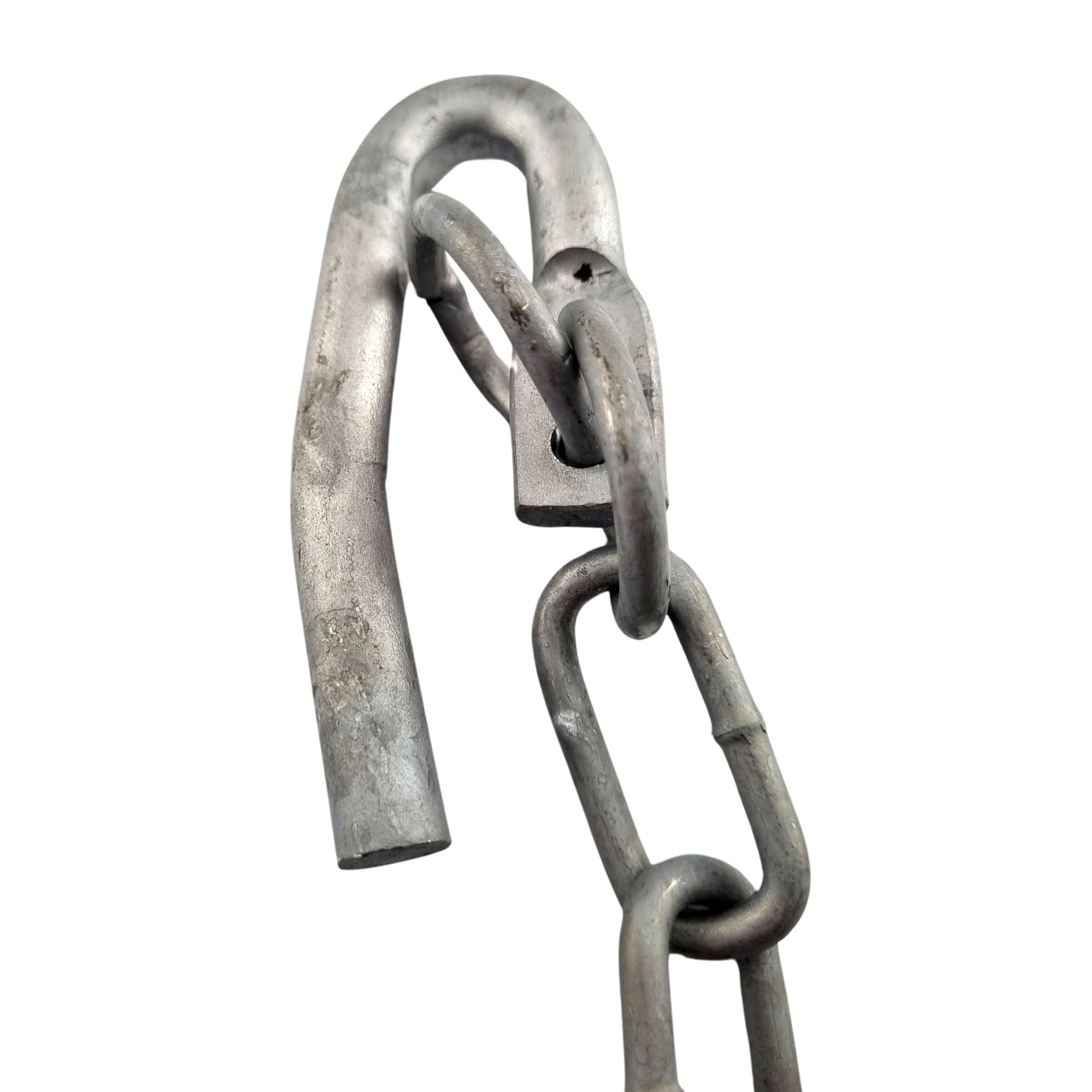 Field Gate Fastener with 350mm Chain, Galvanised. Australian Made. Brand: Downee. Rural Hardware, Fence and Gate Fittings. Shop online chain.com.au. Australia wide shipping.