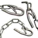 Field Gate Fastener with 350mm Chain, Galvanised. Australian Made. Brand: Downee. Rural Hardware, Fence and Gate Fittings. Shop online chain.com.au. Australia wide shipping.