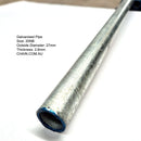 Galvanised Steel Pipe. Size: 20NB, 27mm Outside Diameter. Length: 6.5 metres. Shop Fence and Gate Fittings online. Australia wide shipping. Chain.com.au