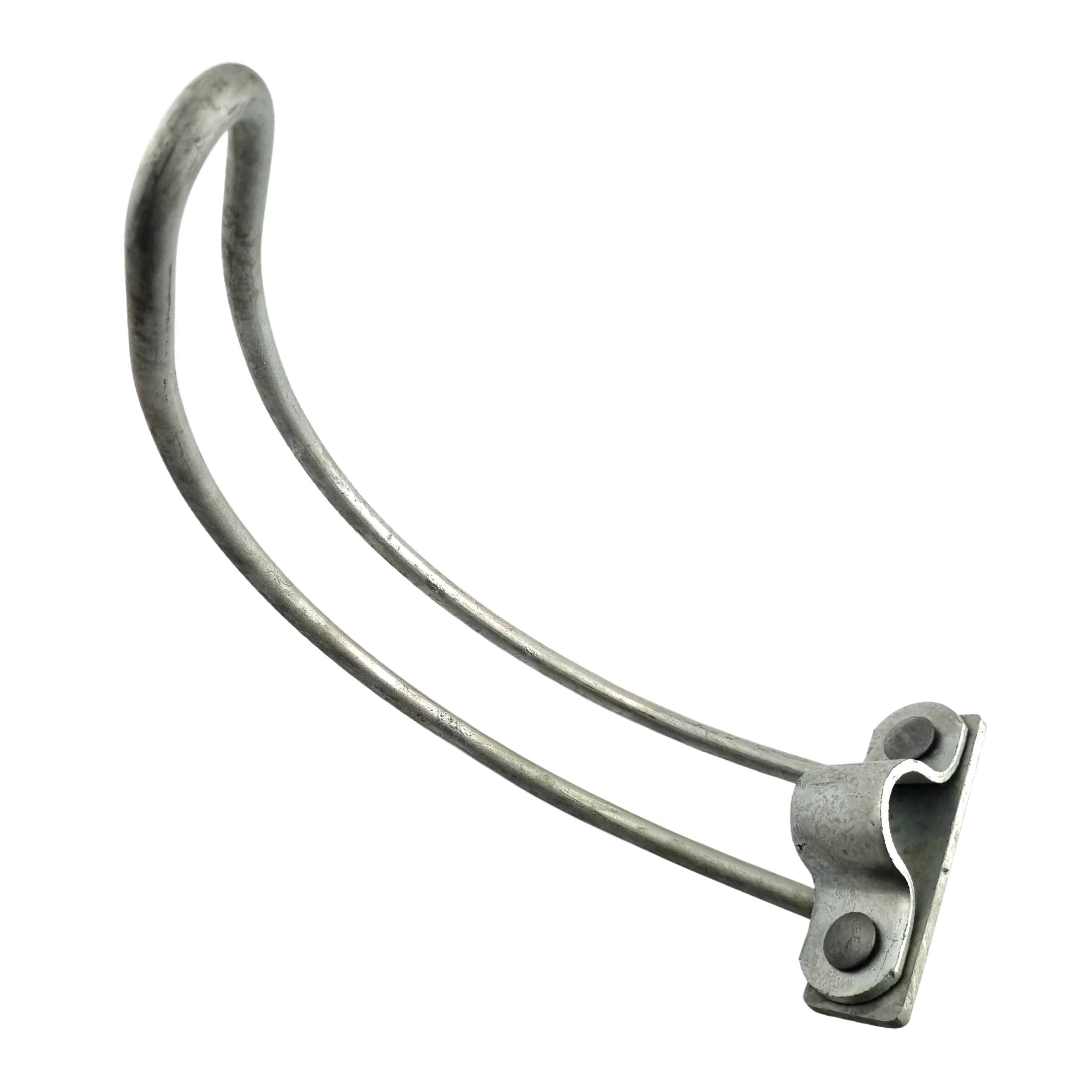 Gate Latch - Double Gate Bow, Galvanised. Product code: KDGBC25. Australian Made. Brand: Downee. Shop Rural Hardware, Catches &amp; Latches online chain.com.au. Australia wide shipping.