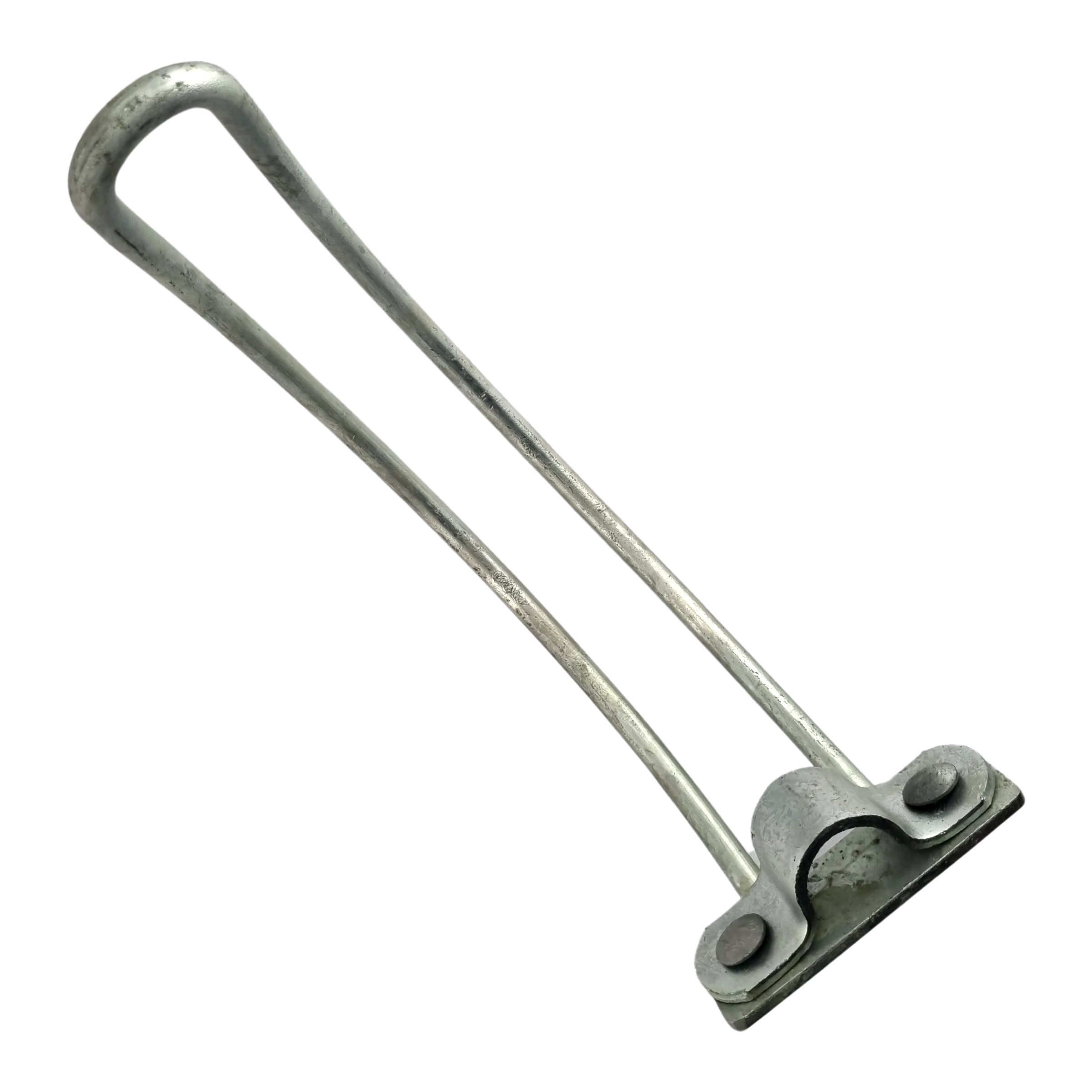 Gate Latch - Double Gate Bow, Galvanised. Product code: KDGBC25. Australian Made. Brand: Downee. Shop Rural Hardware, Catches &amp; Latches online chain.com.au. Australia wide shipping.