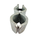 Hinge - Clamp-On - Galvanised. Australian made. Brand: Downee. Shop fence & gate fittings. Shipping Australia wide.