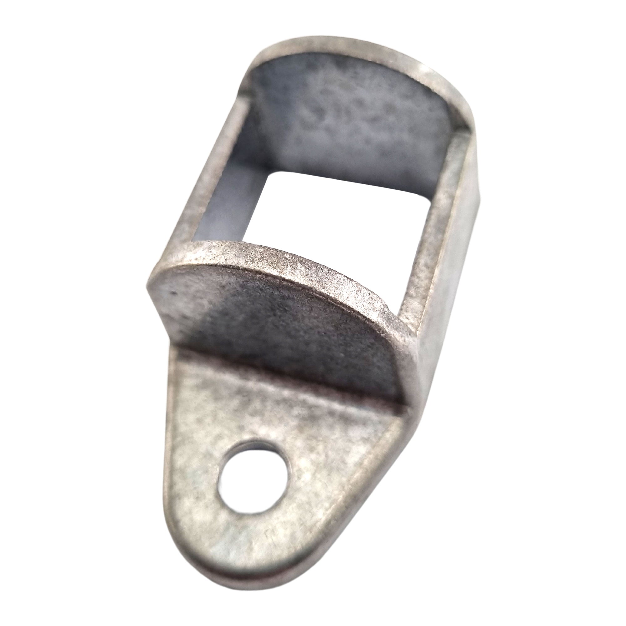 Horizontal - Single Lug - 1 Fixing Hole - Fence Bracket in cast aluminium. Product codes: FB25H, FB30H. Australian Made. Brand: Downee. Shop Tubular Fencing and Aluminium Brackets online chain.com.au. Australia wide shipping.