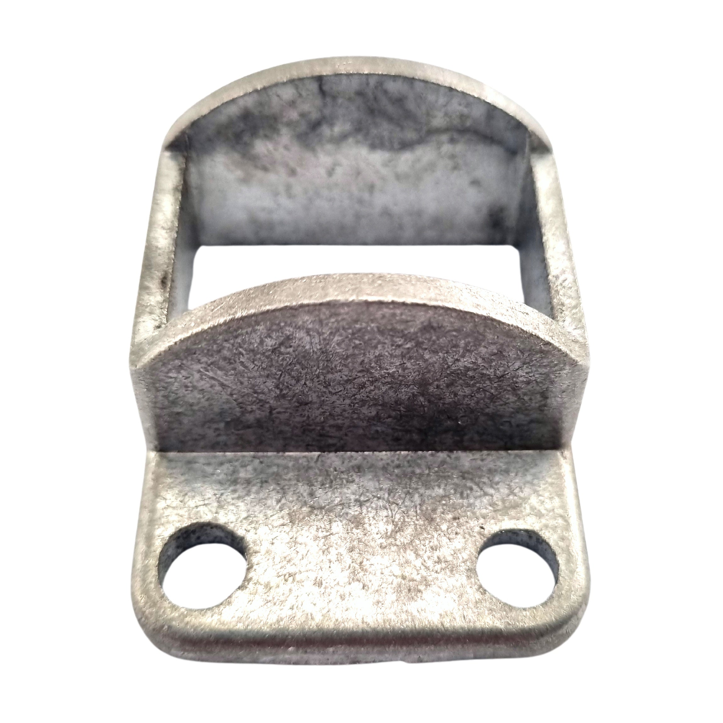 Horizontal - Single Lug - 2 Fixing Holes - Fence Bracket in cast aluminium. Product code:&nbsp;FB38H. Rail size: 38mm x 25mm. Australian Made. Brand: Downee. Shop Tubular Fencing and Aluminium Brackets online chain.com.au. Australia wide shipping.