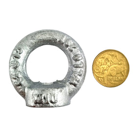 Galvanised lifting nut - female, size 10mm. Australia wide shipping. Shop hardware online chain.com.au.