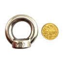 Stainless steel lifting nut - female, size 10mm. Australia wide shipping. Shop hardware online chain.com.au.