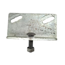 Low Clearance Wall Bracket Assembly in a galvanised finish, Australian made. Product code: UFFLCWB. Brand: Downee. Australia wide shipping. Shop: chain.com.au