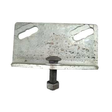 Low Clearance Wall Bracket Assembly in a galvanised finish, Australian made. Product code: UFFLCWB. Brand: Downee. Australia wide shipping. Shop: chain.com.au