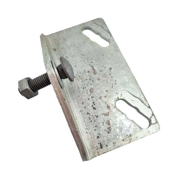 Low Clearance Wall Bracket Assembly in a galvanised finish, Australian made. Product code: UFFLCWB. Brand: Downee. Australia wide shipping. Shop: chain.com.au