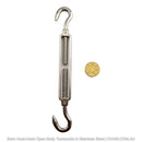8mm Hook-Hook Open Body Turnbuckle in 316 Marine Grade Stainless Steel. Shop turnbuckles and hardware with shipping Australia wide. Shop: Chain.com.au.