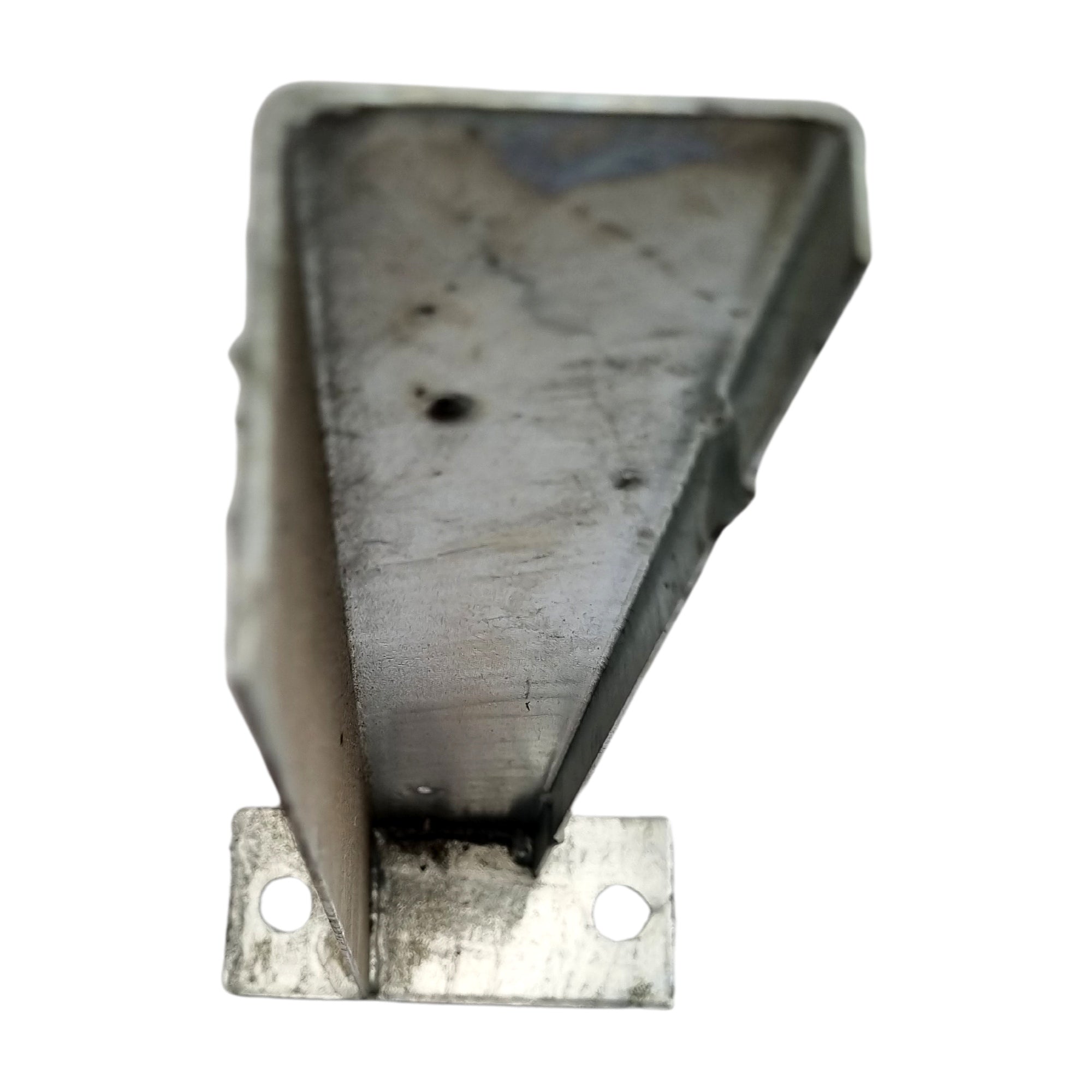 2 Hole Post Bracket in galvanised steel. Australian Made. Brand: Downee. Shop Tubular Fencing and Brackets online chain.com.au. Australia wide shipping.