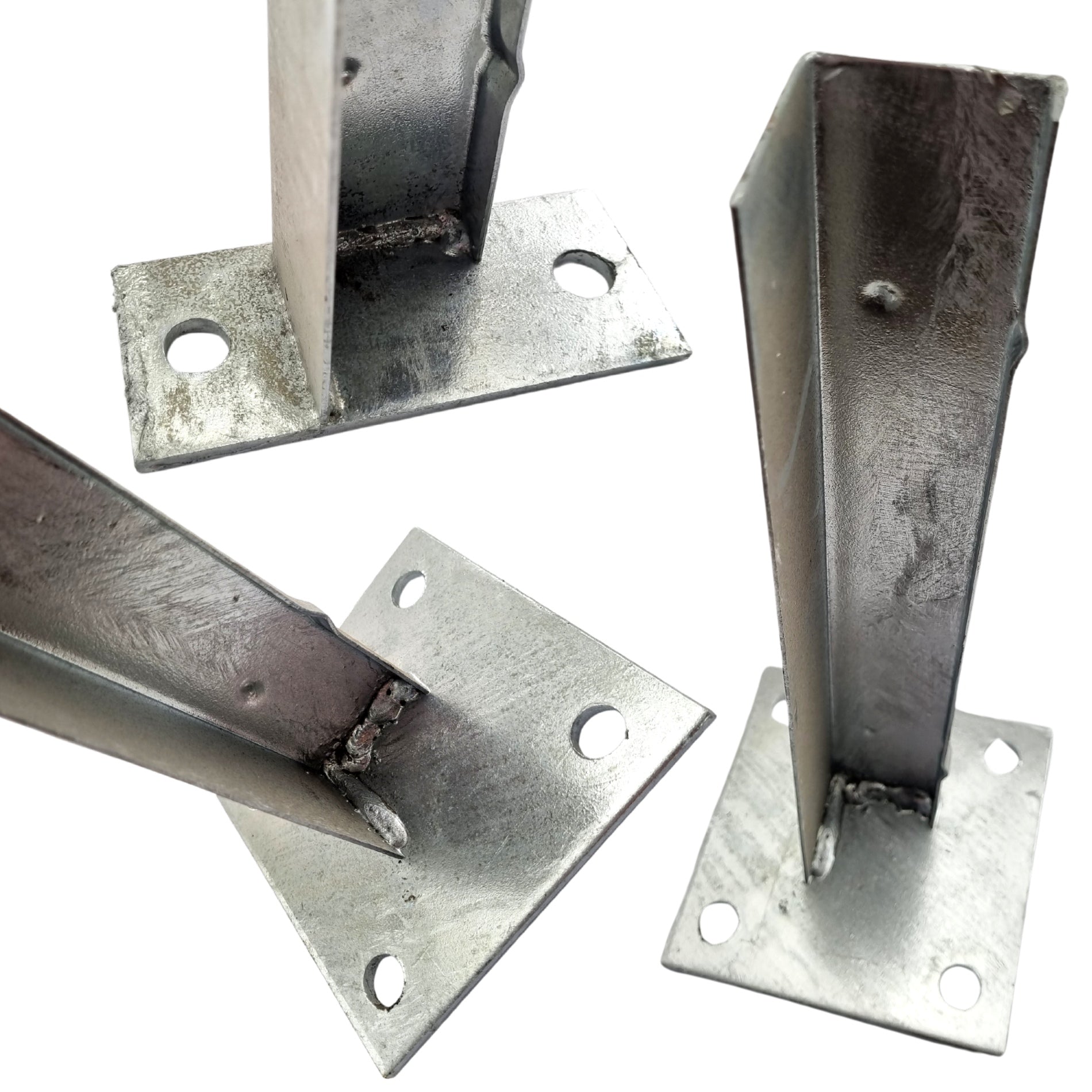 Post Brackets in galvanised steel, 2 hole and 4 hole. Australian Made. Brand: Downee. Shop Tubular Fencing and Brackets online chain.com.au. Australia wide shipping.