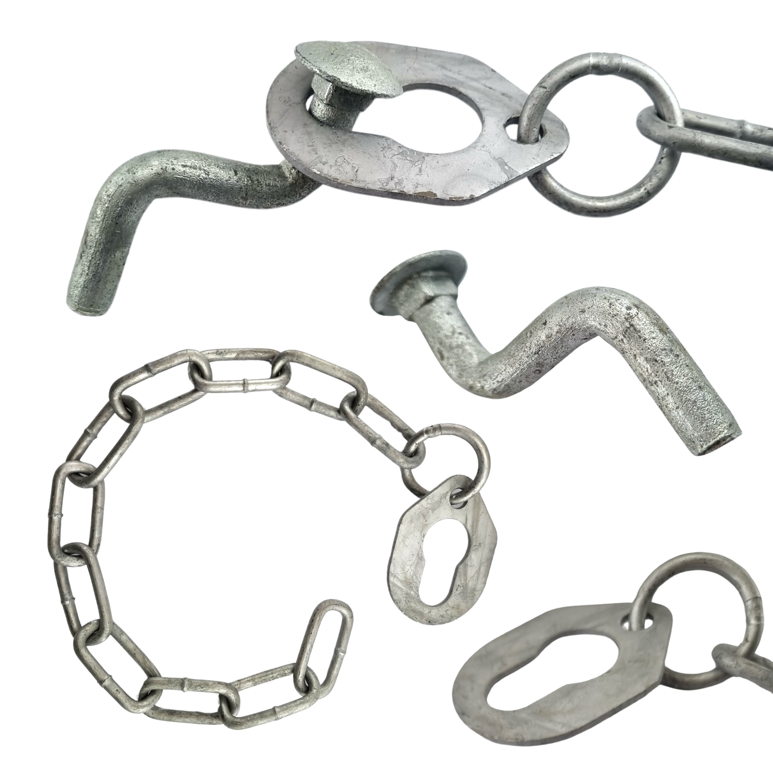 Chain Catch - Galvanised. Code: CAC4-2. Australian Made. Fence & Gate Fittings. Shop online chain.com.au. Australia wide shipping.