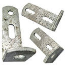 Rail Angle Bracket in galvanised and aluminium. Various sizes. Australian Made. Brand: Downee. Shop Tubular Fencing and Brackets online chain.com.au. Australia wide shipping.