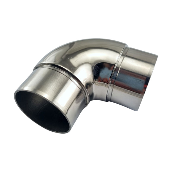 Stainless Steel 90° Radiused Rail Fitting. Australia wide shipping. Shop: chain.com.au