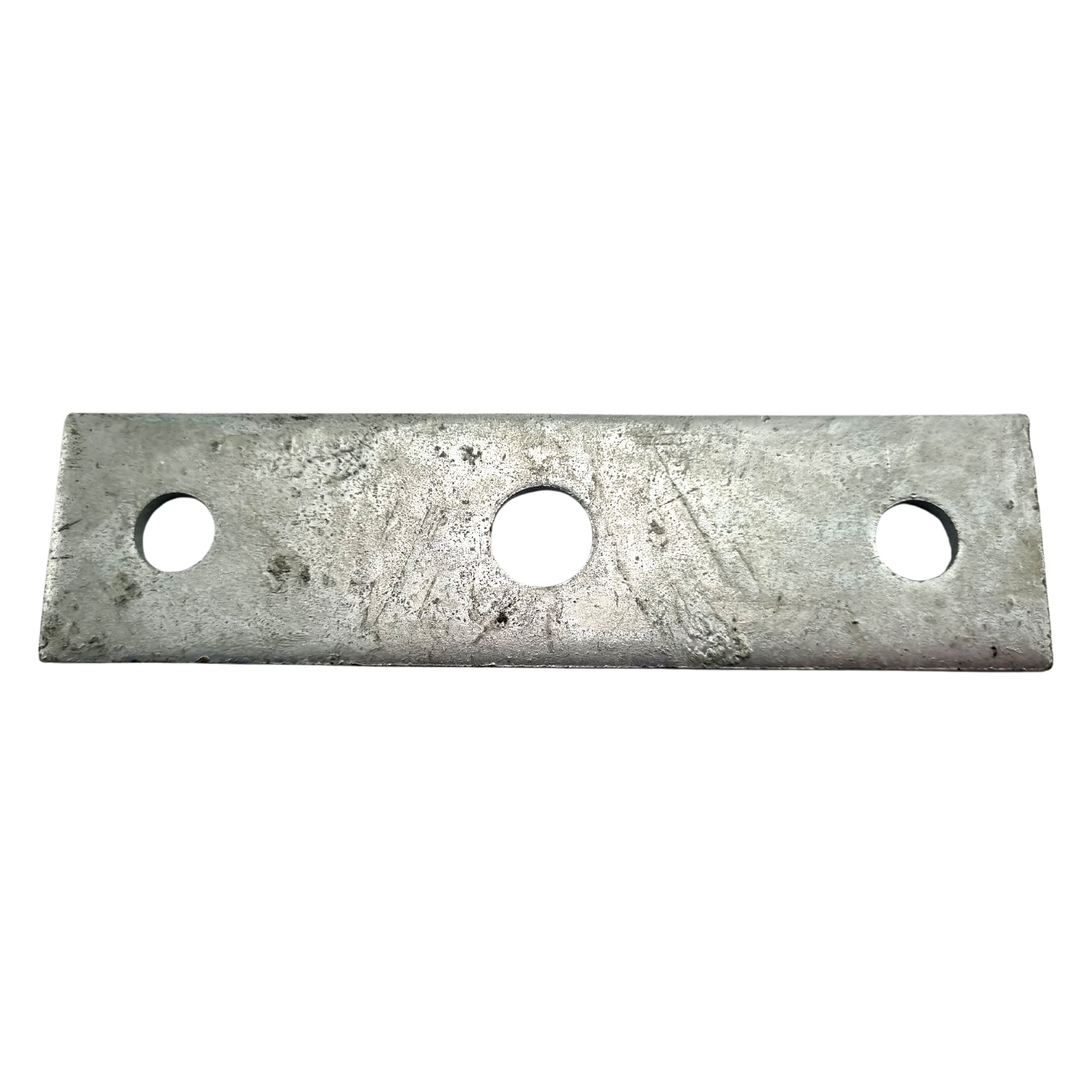 Downee Rail Plated - Galvanised. Product code: G86. Size: 153x40x5mm. Australian Made. Brand: Downee. Shop Tubular Fencing and Steel Brackets online chain.com.au. Australia wide shipping.