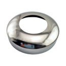 Stainless Steel Round Base Plate Cover Rail Fitting. Fits 50.8mm or 2-inch pipe. Australia wide shipping. Shop: chain.com.au