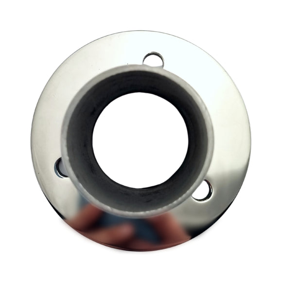 Stainless Steel 90° Rail Base Round Rail Fitting. Fits 50.8mm or 2-inch pipe. Australia wide shipping. Shop: chain.com.au