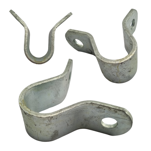 Round Post Gudgeon Strap, galvanised. Australian made. Shop chain.com.au