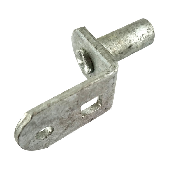 Short Plate Gudgeon - Heavy Duty - Galvanised. Brand: Downee. Australian made. Shop fence and gate fittings online. Chain.com.au. Australia wide shipping.
