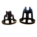 Black slab on ground plastic bar chairs. Various sizes. Australian wide shipping.