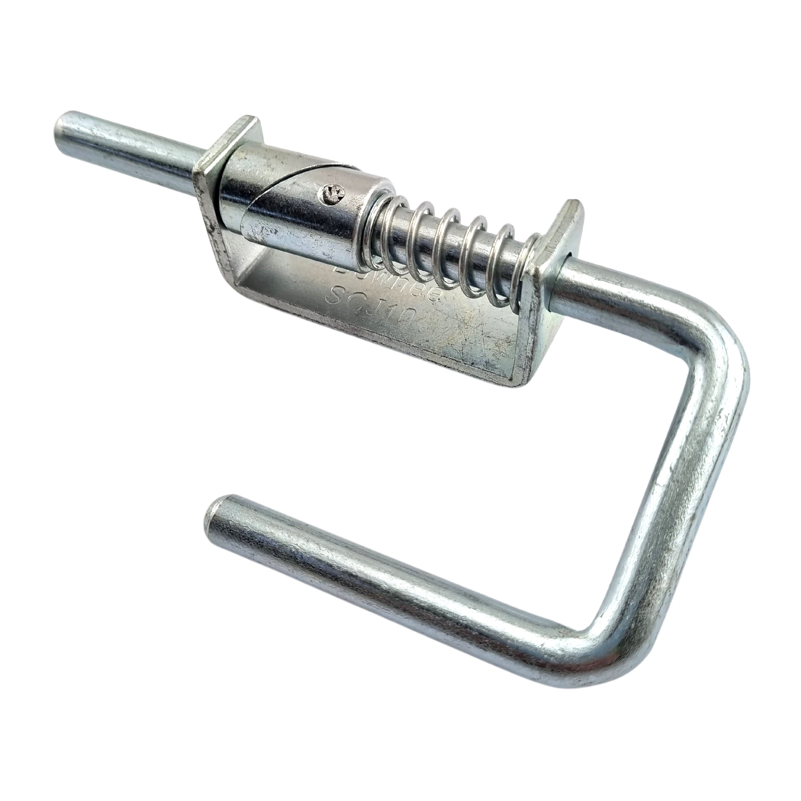 Slam Catch - Universal - Small. Product code: SCJ. Zinc Plated Bright. Australian Made. Brand: Downee. Shop Rural Stockyard Hardware, Catches and Latches online chain.com.au. Australia wide shipping.