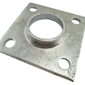Square Flange Heavy Duty Galvanised. Australian made. Brand: Downee. Shop fence & gate fittings online chain.com.au. Australia wide shipping.