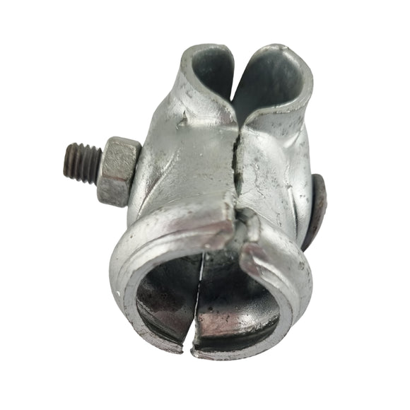 Tee Bar Fittings in a galvanised finish, Australian made. Brand: Downee. Shipping Australia wide. Shop: chain.com.au.