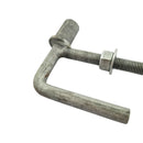 Timber Post - Bolt Thru - Type B - Galvanised. Australian Made. Brand: Downee. Fence & Gate Fittings. Shop online chain.com.au. Australia wide shipping.