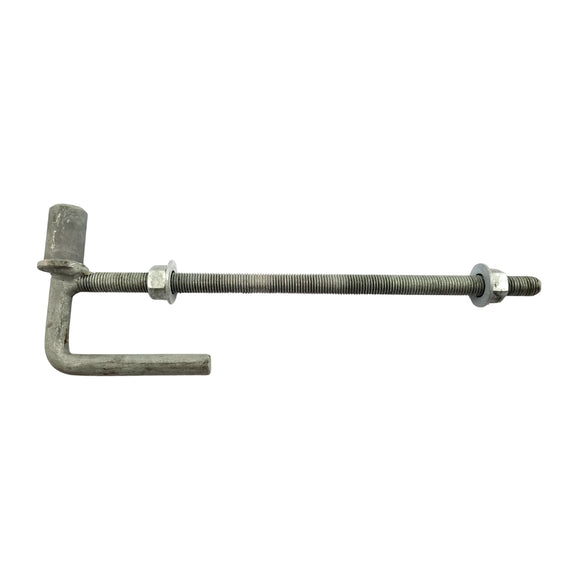 Timber Post - Bolt Thru - Type B - Galvanised. Australian Made. Brand: Downee. Fence & Gate Fittings. Shop online chain.com.au. Australia wide shipping.