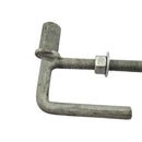Timber Post - Bolt Thru - Type B - Galvanised. Australian Made. Brand: Downee. Fence & Gate Fittings. Shop online chain.com.au. Australia wide shipping.