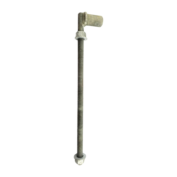 Timber Post - Bolt Thru - Type C - Galvanised. Australian Made. Brand: Downee. Fence & Gate Fittings. Shop online chain.com.au. Australia wide shipping.