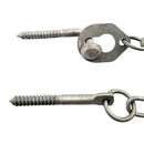 Timber Post Gate Catch, Galvanised. Product codes: CAC1, CAC2. Australian Made. Brand: Downee. Rural Hardware, Fence and Gate Fittings. Shop online chain.com.au. Australia wide shipping.