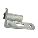 Timber Post Gudgeon - Long Plate - Steel Pin - Galvanised. Code: LPG27. Size: 25NB. Australian made. Brand: Downee. Shop fence and gate fittings online. Chain.com.au. Australia wide shipping.