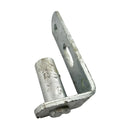 Timber Post Gudgeon - Long Plate - Steel Pin - Galvanised. Code: LPG27. Size: 25NB. Australian made. Brand: Downee. Shop fence and gate fittings online. Chain.com.au. Australia wide shipping.