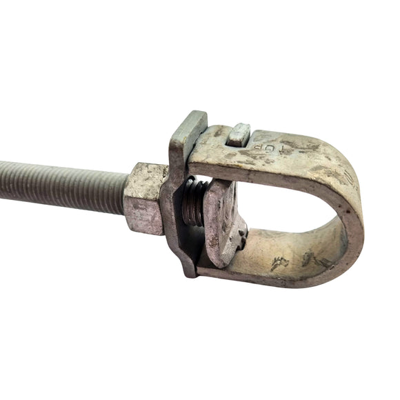 Timber Post Strap - Bolt Thru - Type A - Galvanised. Codes: S7C & S8C. Brand: Downee. Australian Made. Fence & Gate Fittings. Shop online chain.com.au. Australia wide shipping.