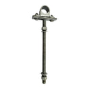 Timber Post Strap - Bolt Thru - Type B - Galvanised. Codes: KQS2S & KQS1S . Size: 32NB. Australian Made. Brand: Downee. Fence & Gate Fittings. Shop online chain.com.au. Australia wide shipping.