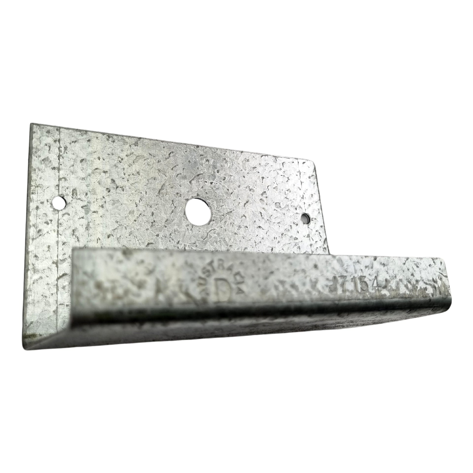 Timber Rail Joiner Bracket in Galvabond. Code: J7154. Size: 120x7x54mm. Australian Made. Brand: Downee. Shop Tubular Fencing and Brackets online chain.com.au. Australia wide shipping.