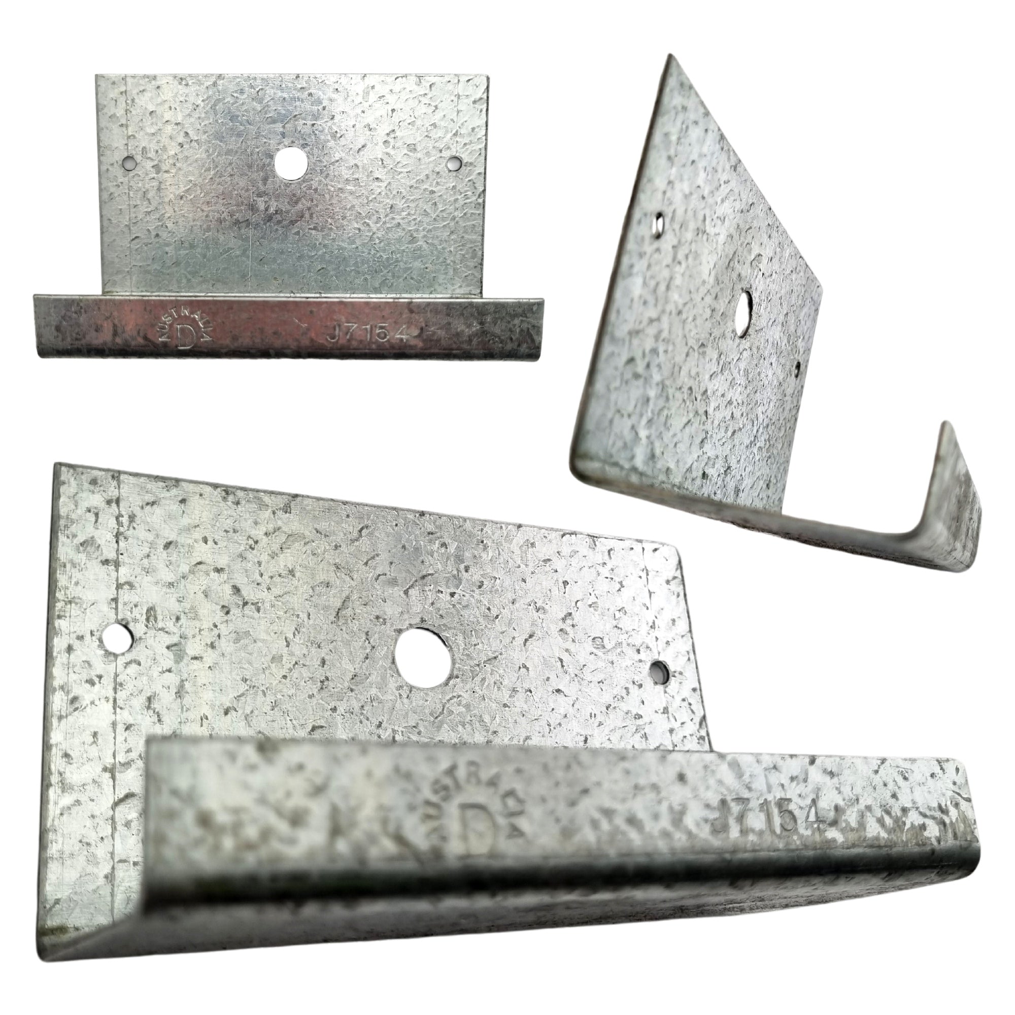 Timber Rail Joiner Bracket in Galvabond. Code: J7154. Size: 120x7x54mm. Australian Made. Brand: Downee. Shop Tubular Fencing and Brackets online chain.com.au. Australia wide shipping.