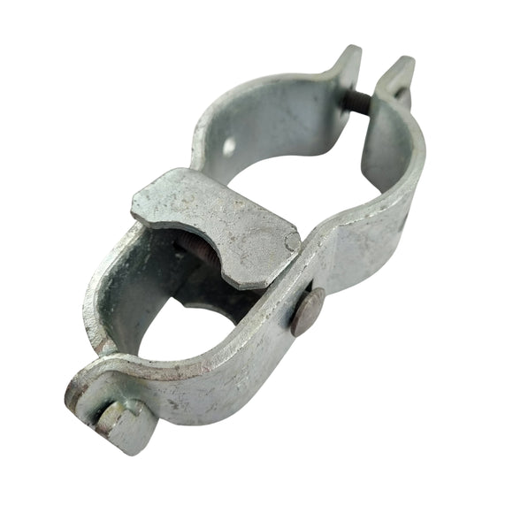 Two Part Interlocking Hinge + Attachment - Galvanised. Various sizes. Shop Fence & Gate Fittings online at chain.com.au. Shipping Australia wide.