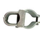 Two Part Flush Interlocking Hinge + Attachment - Galvanised. Brand: Downee. Australian made. Shop fence and gate fittings online chain.com.au. Australia wide shipping