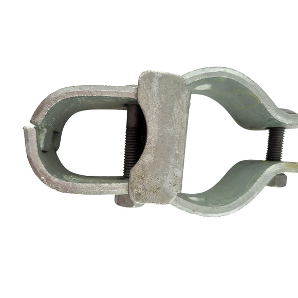 Two Part Flush Interlocking Hinge + Attachment - Galvanised. Brand: Downee. Australian made. Shop fence and gate fittings online chain.com.au. Australia wide shipping