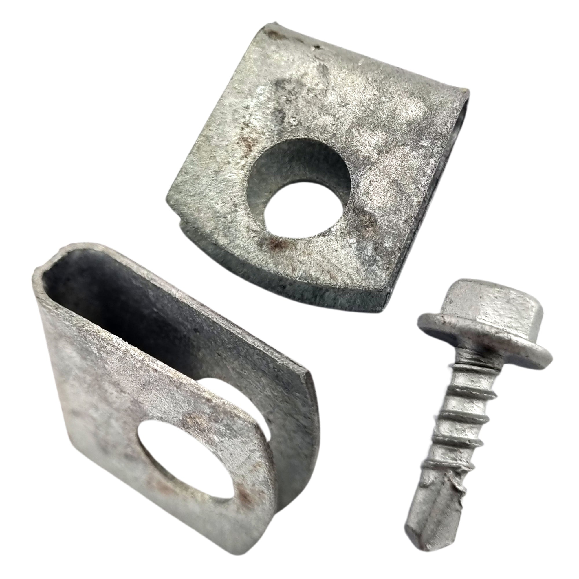 Downee Fence Panel ‘U’ Clip/Panel Fixing Kit in galvabond and galvanised finishes. Clips also sold individually. Australian Made. Brand: Downee. Shop Tubular Fencing and Brackets online chain.com.au. Australia wide shipping.