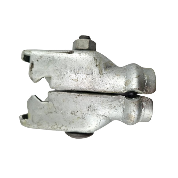 Universal Rail Clamps in a galvanised finish, Australian made. Code: UFFB. Brand: Downee. Australia wide shipping + Melbourne pick-up. Shop: Chain.com.au