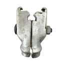 Universal Rail Clamps in a galvanised finish, Australian made. Code: UFFB. Brand: Downee. Australia wide shipping + Melbourne pick-up. Shop: Chain.com.au